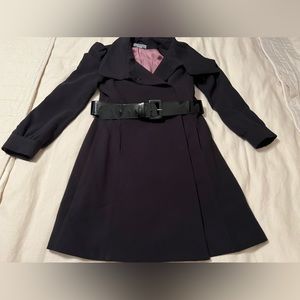 H&M Dress Winter Coat with Belt, Size 10